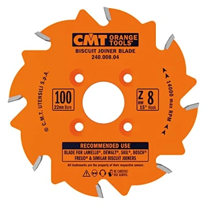 Afbeelding van CMT lamellofrees Ø 100 x 3,98 ø22 z=8 WZ