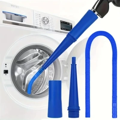 Afbeelding van Droger Vent Cleaner Kit, Vacuüm Gehechtheid, Buigbare Lint Remover En Flexibele Pluizenborstel, voor Wasmachine Etc, Cleaning (1B STUKS)
