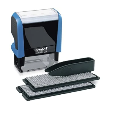 Afbeelding van Trodat 4912 Printy Typo D I Y Stempel Kits Inkt Pincet en Belettering 3mm 4mm 4 Lijn Ref 88564