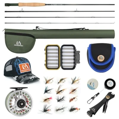 Afbeelding van sprinton Maximumcatch Extreme vliegenhengel combo 3/5/6/8 wt en vliegenrol outfit met accessoires (Extreme Combo, 9&#039; 7wt hengel eco rol)