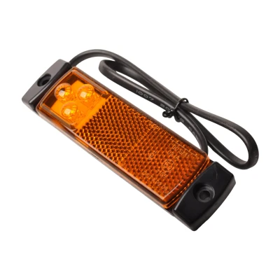 Afbeelding van Aanhangwagendirect Zijmarkeringslamp LED oranje/geel links/rechts