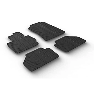 Afbeelding van Gledring Rubbermatten passend voor BMW X3 (F25) 2010 2017 (T profiel 4 delig + montageclips)