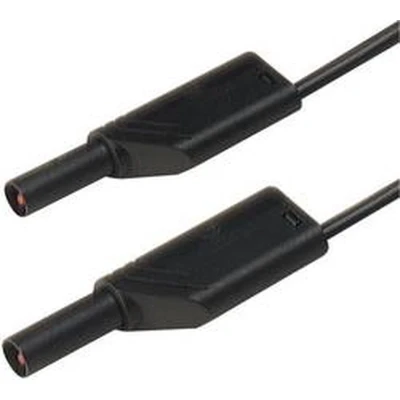 Afbeelding van SKS Hirschmann MLS SIL WS 200/1 Veiligheidsmeetsnoer [Banaanstekker 4 mm Banaanstekker mm] 2.00 m Zwart 1 stuk(s)