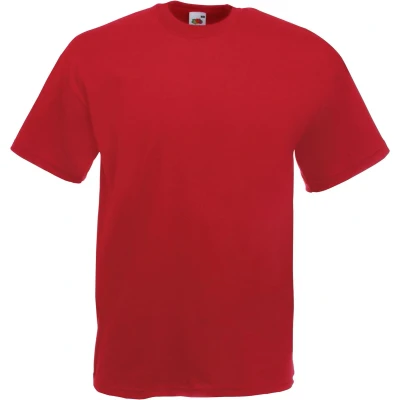 Afbeelding van Fruit Of The Loom Heren Valueweight T shirt met korte mouwen (Brick Rood)