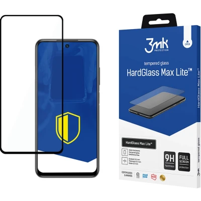 Afbeelding van Xiaomi Redmi Note 10 4G/10s Black 3mk HardGlass Max Lite