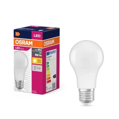 Afbeelding van OSRAM 4099854109775 LED lamp Energielabel F (A G) E27 Peer 8.5 W = 60 Warmwit (Ø x h) mm 1 stuk(s)