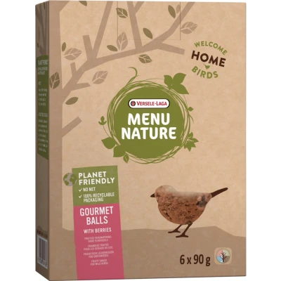 Afbeelding van Versele Laga Menu Nature Mezenbol Gourmet Bessen Zonder Net Voer 540 g 6 stuks