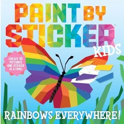 Afbeelding van Paint by Sticker Kids: Rainbows Everywhere!: Create 10 Pictures One at a Time!