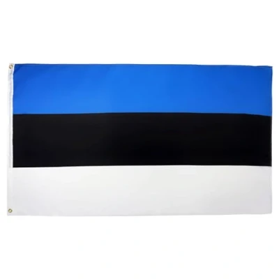 Afbeelding van Estland vlag 90x60 cm Estse vlaggen 90 x 60 Banner 2x3 ft licht polyester AZ FLAG