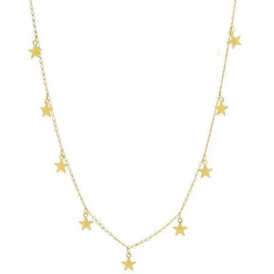 Afbeelding van Jumalu ketting choker 7 sterren goudkleurig