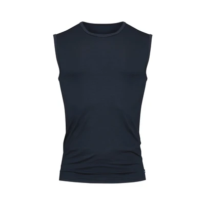 Afbeelding van mey Tanktop Serie Network Pyjamashirt, Heren, Maat: 50, Marine
