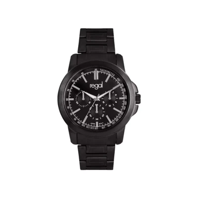 Afbeelding van Lucardi Chronograaf, Heren, Maat: One Size, Black