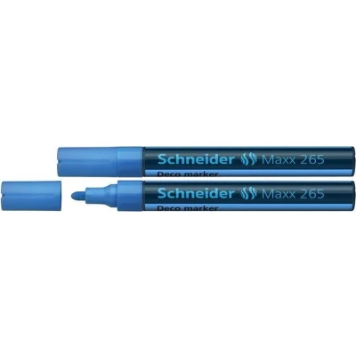 Afbeelding van Schneider krijtmarker Maxx 265 blauw 2 stuks S 126510