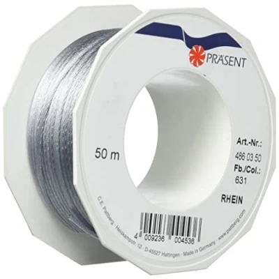 Afbeelding van Präsent C.E. 3 mm 50 m Pattberg Lint Rijnkoord, Zilver