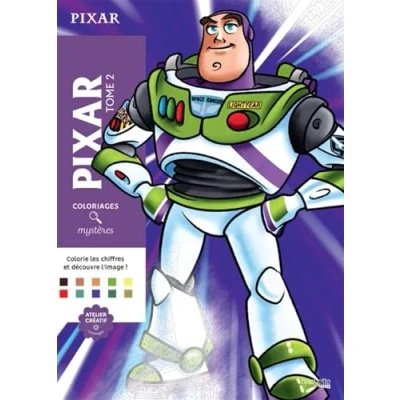 Afbeelding van COLORIAGES MYSTERES PIXAR TOME 2 hachette heroes Kleurboek voor volwassenen