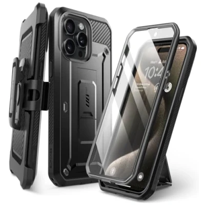 Afbeelding van Supcase iPhone 15 Pro Unicorn Beetle Case (black)