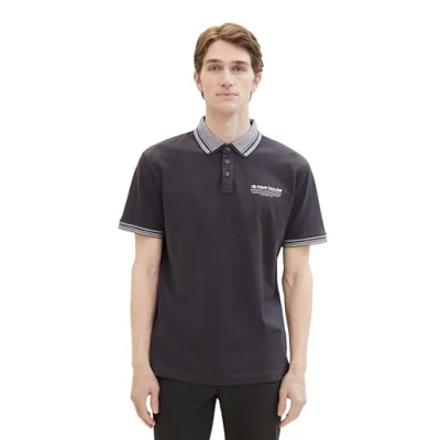 Afbeelding van TOM TAILOR Poloshirt voor heren, 10899 Tarmac Grey, L