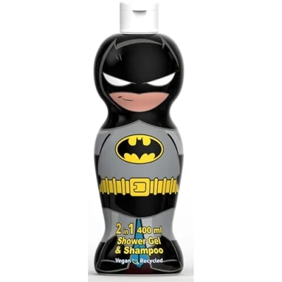 Afbeelding van AIR VAL Batman 2 in 1 douchegel en shampoo, zachte formule, 3D figuur, 400 ml