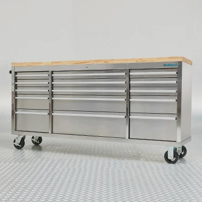 Afbeelding van Datona Verrijdbare RVS Werkbank (183 x 46 93 cm)