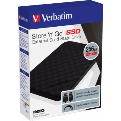 Afbeelding van Verbatim Store n Go 256GB Externe SSD