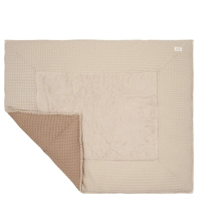 Afbeelding van Koeka Boxkleed Wafel 75x95 Caffe/Sand