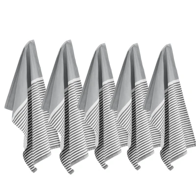 Afbeelding van Byrklund Theedoek Dry Dishes Grijs 5 stuks
