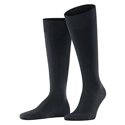 Afbeelding van FALKE Heren Kniekousen Ultra Energizing M KH Katoen Met compressie 1 Paar, Zwart (Black 3000) Kuitomwang W4, 41 42