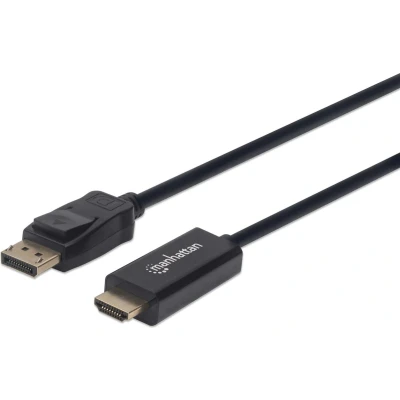 Afbeelding van Manhattan 152679 DisplayPort kabel / HDMI Adapterkabel stekker, A stekker 1.80 m Zwart