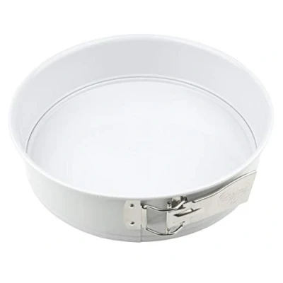 Afbeelding van Dr. Oetker 1394 springvorm Ø 26 cm White Christmas Baking, ronde bakvorm met anti aanbaklaag, hoogwaardige vorm, van plaatstaal, veelzijdige garantieform (kleur: wit)