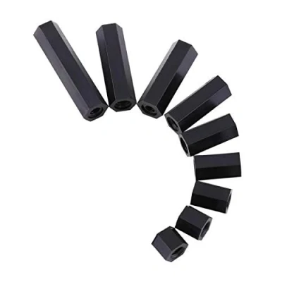 Afbeelding van 100 stks PA66 M3 Vrouwelijk x Vrouwelijke Hex Schroefdraad Spacer Standoff Pillar Moer(M3*20)