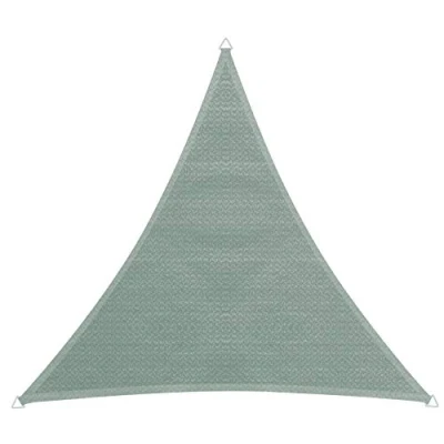 Afbeelding van Windhager Zonnezeil Capri driehoek 5 x m (gelijkbenig), zonwering voor tuin &amp; terras, UV en weerbestendig, olijf, 10766