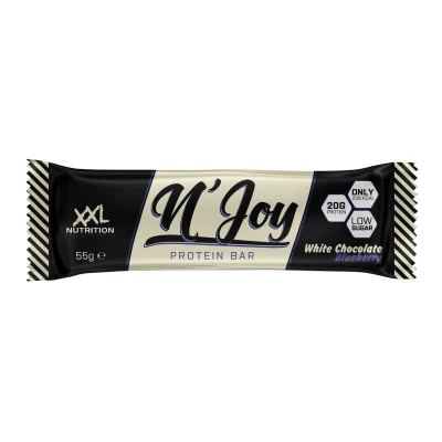 Afbeelding van XXL Nutrition N&#039;Joy Proteïne Bar Witte Chocolade &amp; Multi verpakking 15x825GR