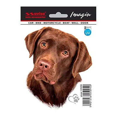Afbeelding van Auto Tattoo Sticker Labrador 11x13,2cm