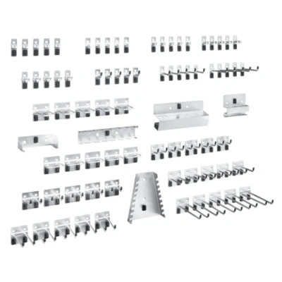 Afbeelding van Bott Gereedschaphouder assortiment BxH mm 15 haken/25 dubb.haken/40 houders 80 dlg 1 stuk 14031416