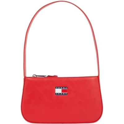 Afbeelding van Tommy Jeans MUST Shoulder BAG Handtas, Dames, Maat: One Size, Red