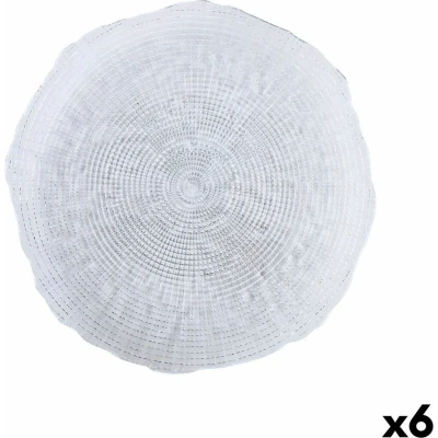 Afbeelding van Eetbord Quid Boreal Transparant Glas Ø 28 cm (6 Stuks) (Pack 6x)