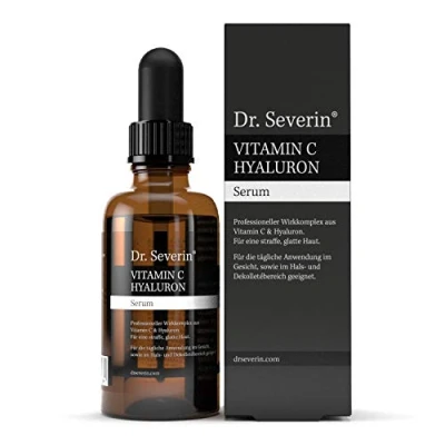 Afbeelding van 50ml Ultra Serum: Dr. Severin® Vitamine C Hyaluron Serum Hoog Geconcentreerd I Hyaluronzuur met Anti rimpel Booster Moleculair Aanbrengen Voor het Uitgaan