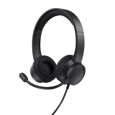Afbeelding van Trust HS 260 Over Ear headset Computer Kabel Stereo Zwart