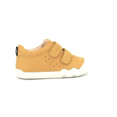 Afbeelding van Geox Steppieup Sneakers laag voor kinderen, Maat: 20, Fuchsia Leer