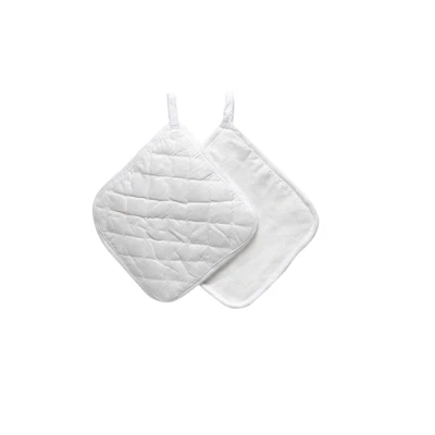 Afbeelding van Pannenlappen Creotime 20x20cm wit