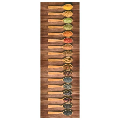 Afbeelding van Keukenmat wasbaar Spoon 45x150 cm