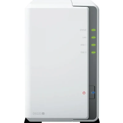 Afbeelding van Synology DiskStation DS223J NAS Desktop Realtek RTD1619B 1 GB DDR4 8 TB HDD Wit