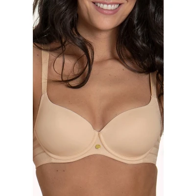 Afbeelding van Beige voorgevormde beugel BH Lisca Alegra F H Maat 75F
