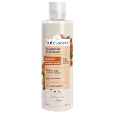 Afbeelding van NATESSANCE Anti aging shampoo 250 ml Intensieve en beschermende voeding Keratine met argant groenten