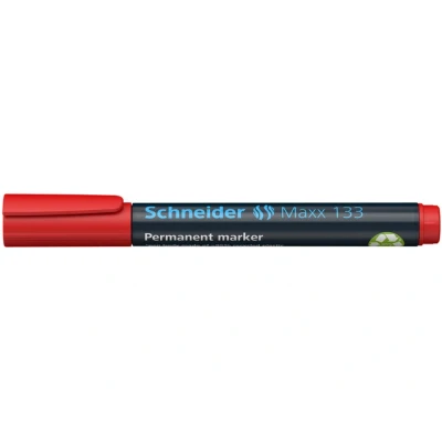 Afbeelding van 10x Schneider permanent marker Maxx 133 rood