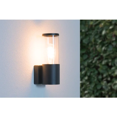 Afbeelding van Wandlamp Rond, Modern Design, E27 Fitting, Spatdicht IP44, Zwart