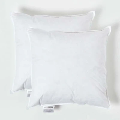 Afbeelding van Homescapes set van 2 vulkussens 40 x cm kussenvulling eendenveren