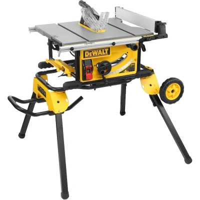 Afbeelding van Dewalt DWE7492SET heavy duty tafelzaag 250mm met verrijdbaar onderstel (DWE74911)