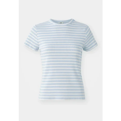 Afbeelding van JDY Jdysolar O NECK Tshirt print, Dames, Maat: XS, Kentucky blue/cloud dancer