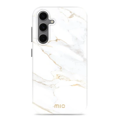 Afbeelding van MIO by Mobilize White Marble Magsafe Compatible for Samsung S24 FE 5G